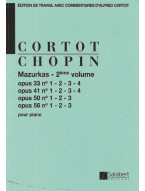 Frédéric Chopin: Mazurkas Op 33, 41, 50, 56 - volume 2 (noty na klavír)