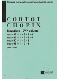Frédéric Chopin: Mazurkas Op 33, 41, 50, 56 - volume 2 (noty na klavír)
