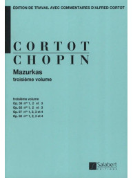 Frédéric Chopin: Mazurkas Op 59, 63, 67, 68 - volume 3 (noty na klavír)