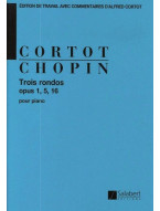 Frédéric Chopin: Trois Rondos Opus 1, 5, 16 (noty na klavír)