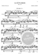 Frédéric Chopin: Études Opus 10 & Opus 25 (noty na klavír)