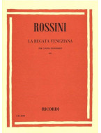 Gioachino Rossini: La Regata Veneziana (noty na klavír, zpěv)