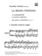 Gioachino Rossini: La Regata Veneziana (noty na klavír, zpěv)