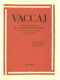 Nicola Vaccai: Practical method of Italian singing - Soprano/Tenor (noty na klavír, zpěv)