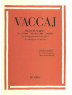 Nicola Vaccai: Practical method of Italian singing - Mezzo-Soprano/Baritone (noty na klavír, zpěv)