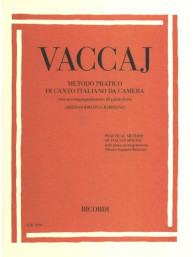 Nicola Vaccai: Practical method of Italian singing - Mezzo-Soprano/Baritone (noty na klavír, zpěv)