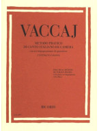 Nicola Vaccai: Practical method of Italian singing - Alto/Bass (noty na klavír, zpěv)