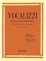 Vocalises in the modern style - Low Voice (noty na klavír, zpěv)