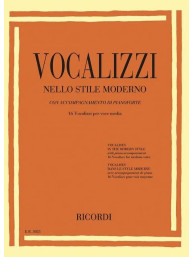 Vocalises in the modern style - Medium Voice (noty na klavír, zpěv)