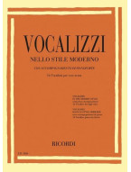 Vocalises in the modern style - High Voice (noty na klavír, zpěv)