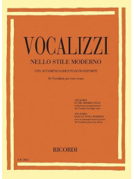 Vocalises in the modern style - High Voice (noty na klavír, zpěv)