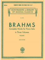 Johannes Brahms: Complete Works for Piano Solo 1 (noty na klavír)