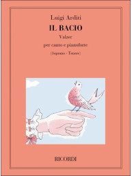 Luigi Arditi: Il Bacio (noty na klavír, zpěv)