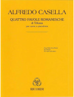 Alfredo Casella: Quattro favole romanesche di Trilussa (noty na klavír, zpěv)