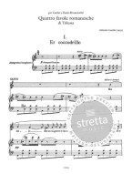 Alfredo Casella: Quattro favole romanesche di Trilussa (noty na klavír, zpěv)