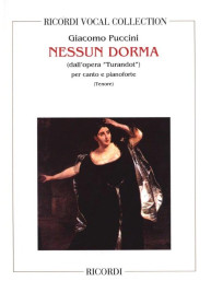 Giacomo Puccini: Nessun Dorma dall'opera Turandot (noty na klavír, zpěv)