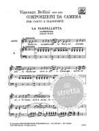 Vincenzo Bellini: 15 Composizioni Da Camera (noty na klavír, zpěv)