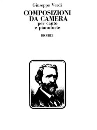 Giuseppe Verdi: Composizioni Da Camera (noty na klavír, zpěv)