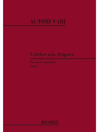 Celebri Arie D'Opera 4: Tenore (noty na klavír, zpěv)