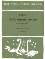Giuseppe Verdi: Pieta, Rispetto, Amore from MacBeth (noty na klavír, zpěv)
