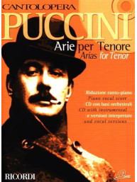 Giacomo Puccini: Cantolopera - Puccini Arie per Tenore 1 (noty na klavír, zpěv)(+audio)