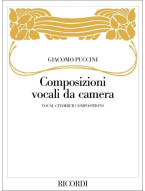 Giacomo Puccini: Composizioni vocali da camera (noty na klavír, zpěv)