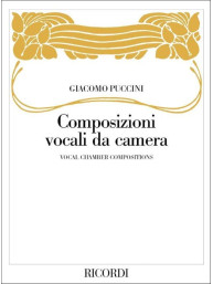 Giacomo Puccini: Composizioni vocali da camera (noty na klavír, zpěv)