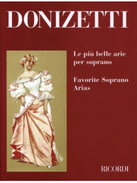 Gaetano Donizetti: Le piu belle arie per soprano (noty na klavír, zpěv)