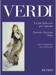 Giuseppe Verdi: Le piu belle Arie per Soprano (noty na klavír, zpěv)