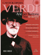 Giuseppe Verdi: Cantolopera - Verdi Arie per Baritono 2 (noty na klavír, zpěv)(+audio)