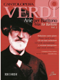 Giuseppe Verdi: Cantolopera - Verdi Arie per Baritono 2 (noty na klavír, zpěv)(+audio)