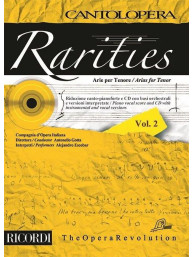 Cantolopera: Rarities - Arie per tenore 2 (noty na klavír, zpěv)(+audio)