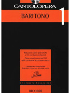 Cantolopera 1 - Baritono (noty na klavír, zpěv)(+audio)