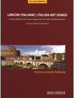 Liriche Italiane del XIX e XX secolo - Voce acuta (noty na klavír, zpěv)