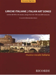 Liriche Italiane del XIX e XX secolo - Voce acuta (noty na klavír, zpěv)
