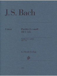 Johann Sebastian Bach: Partita no. 2 C minor BWV 826 (noty na klavír)