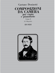Gaetano Donizetti: 12 Composizioni Da Camera 2 (noty na klavír, zpěv)