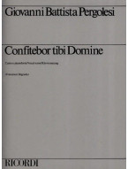 Giovanni Battista Pergolesi: Confitebor Tibi Domine (noty na klavír, zpěv)