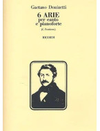 Gaetano Donizetti: 6 Arie (noty na klavír, zpěv)