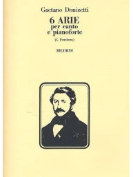 Gaetano Donizetti: 6 Arie (noty na klavír, zpěv)