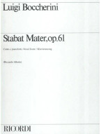 Luigi Boccherini: Stabat Mater Op. 61 (noty na klavír, zpěv)