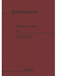 Niccolo Castiglioni: Dickinson - Lieder (noty na klavír, zpěv)