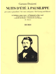 Gaetano Donizetti: Nuits D'Ete A Pausilippe (noty na klavír, zpěv)