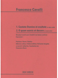 Francesco Cavalli: 6 Pezzi Vocali Sacri 1 (noty na klavír, zpěv)
