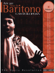 Cantolopera: Arie Per Baritono Vol. 2 (noty na klavír, zpěv)(+audio)