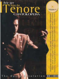 Cantolopera: Arie Per Tenore Vol. 4 (noty na klavír, zpěv)(+audio)