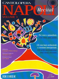 Cantolopera: Napoli Recital Vol. 1 (noty na klavír, zpěv)(+audio)