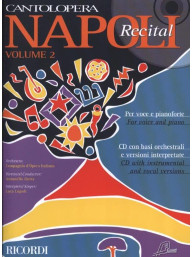 Cantolopera: Napoli Recital Vol. 2 (noty na klavír, zpěv)(+audio)