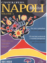 Cantolopera: Napoli Recital Vol. 3 (noty na klavír, zpěv)(+audio)