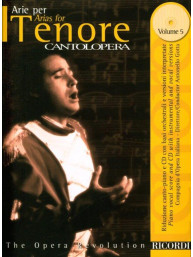 Cantolopera: Arie Per Tenore Vol. 5 (noty na klavír, zpěv)(+audio)